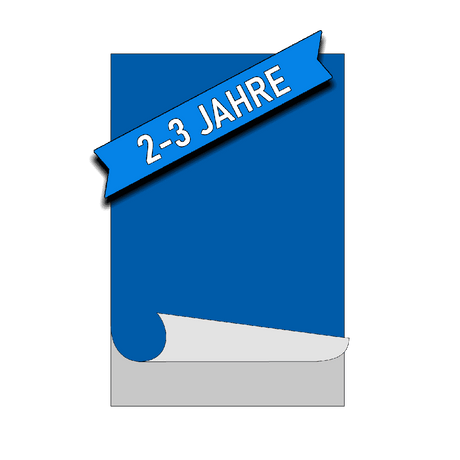 2 - 3 Jahresfolie transparent mit Matt - Laminat - freies Format - Printdino